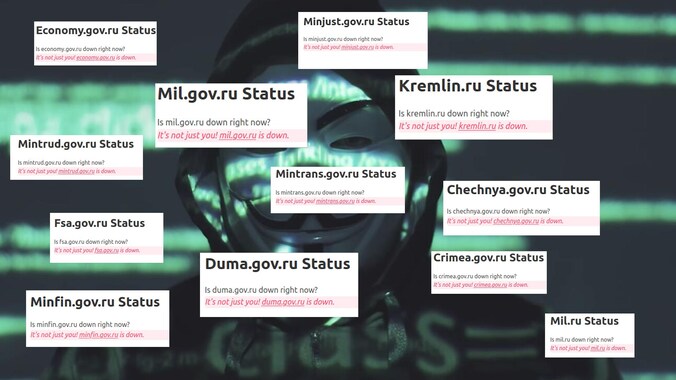 Verschillende Russische websites waren de afgelopen dagen niet of moeilijk bereikbaar na aanvallen.