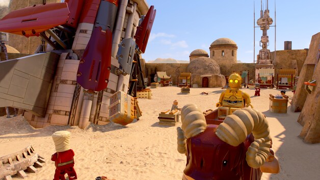 Een andere hub: Mos Eisley.
