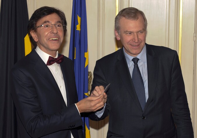Elio Di Rupo en Yves Leterme.