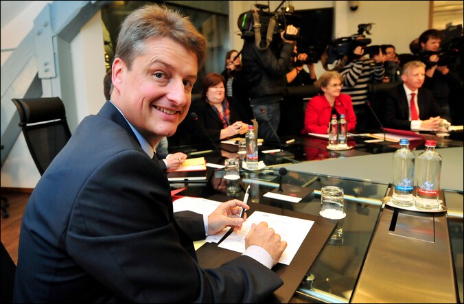 Minister van Begroting Olivier Chastel (MR).