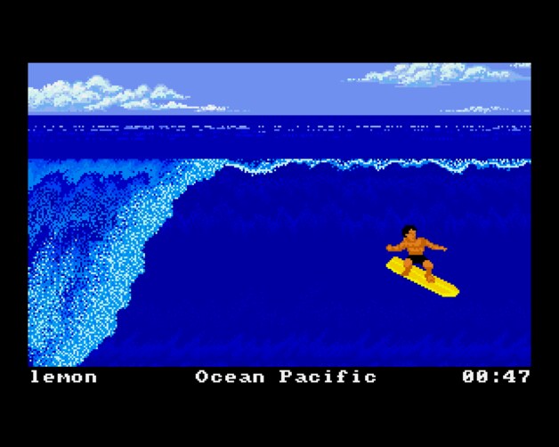De wellicht bekendste game op het kastje is 'California Games'.