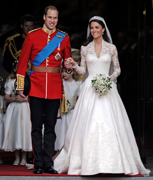 Sarah Burton ontwierp voor het modehuis Alexander McQueen de trouwjurk van Kate Middleton.