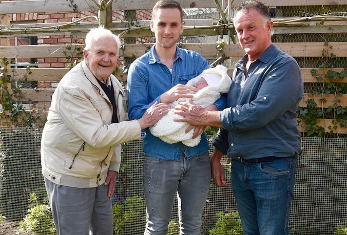Een viergeslacht bij de familie De Ryck uit Essen.