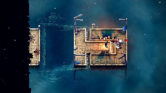 Het 2D-decor van 'Loot River' is ook een schuifpuzzel.