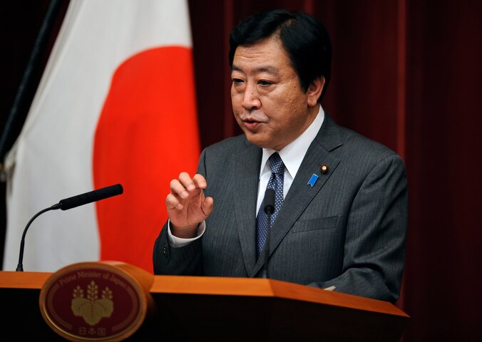Yoshihiko Noda in december 2011.