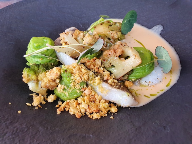 De weeklunch toen wij gingen tafelen bij Restaurant Luzt: zonnevis.