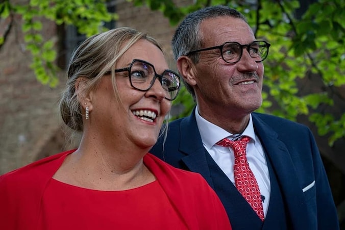 Martine Van de Weyer en Patrick Versavel