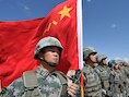 Archiefbeeld van Chinees leger tijdens militaire oefening.