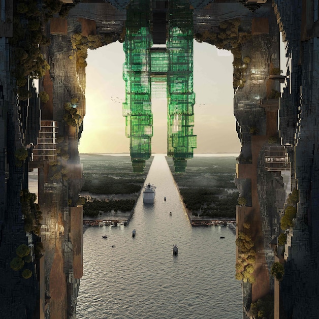 IN BEELD. Waanzinnig bouwproject “The Line” in Saudi-Arabië gaat van ...