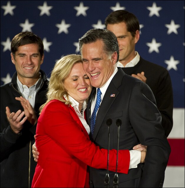Mitt en Ann Romney.