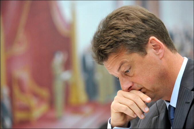 Olivier Chastel (MR), minister van Begroting.