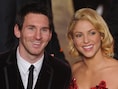 Shakira naast Lionel Messi.