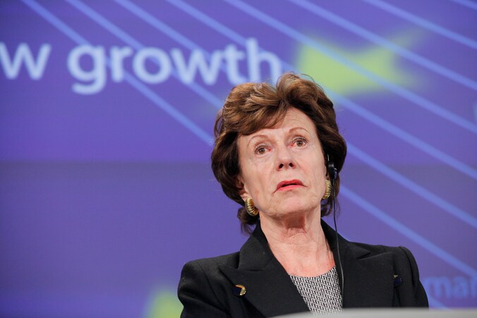 Eurocommissaris Neelie Kroes.