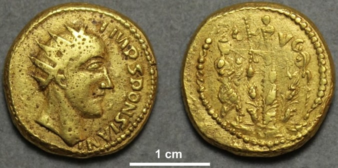 Munt van Sponsianus.
