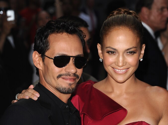 Marc Anthony en Jennifer Lopez in 2011.