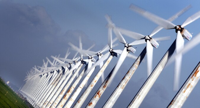 Een Nederlands windmolenpark