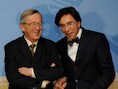 De premier van Luxemburg Juncker en de Belgische premier Elio Di Rupo.