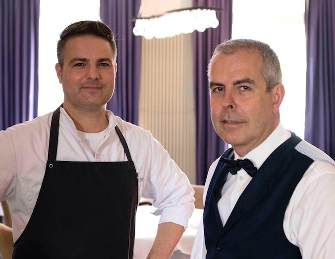Wim Keldermans en John Weijnjes van restaurant JER in Hasselt.