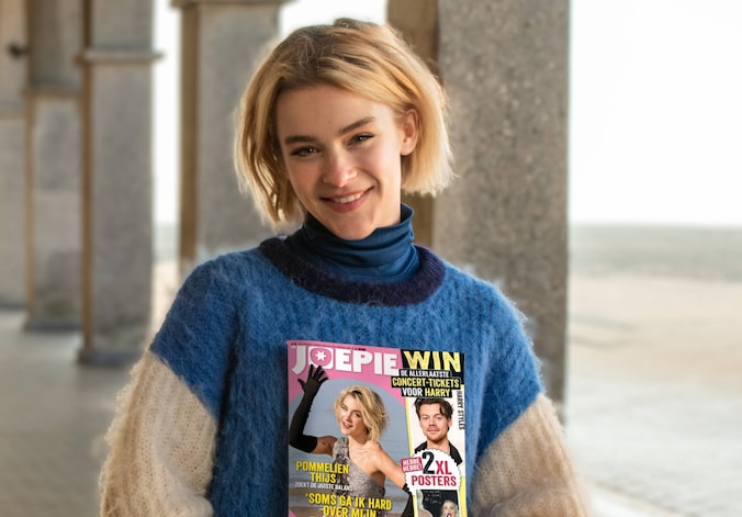 Pommelien Thijs siert de cover van Joepie 