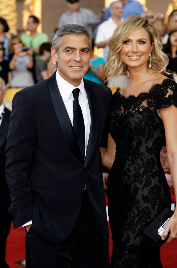 George Clooney en Stacy Keibler;
