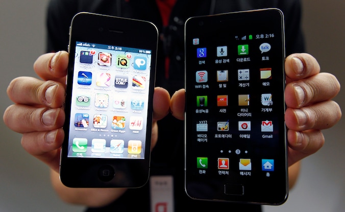 Apple en Samsung beschuldigen elkaar van schending van patenten.