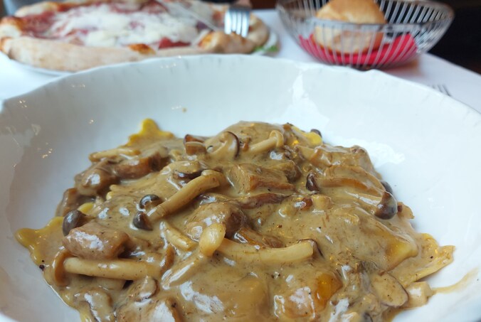 Ravioli met eekhoorntjesbrood van Mille Paste.