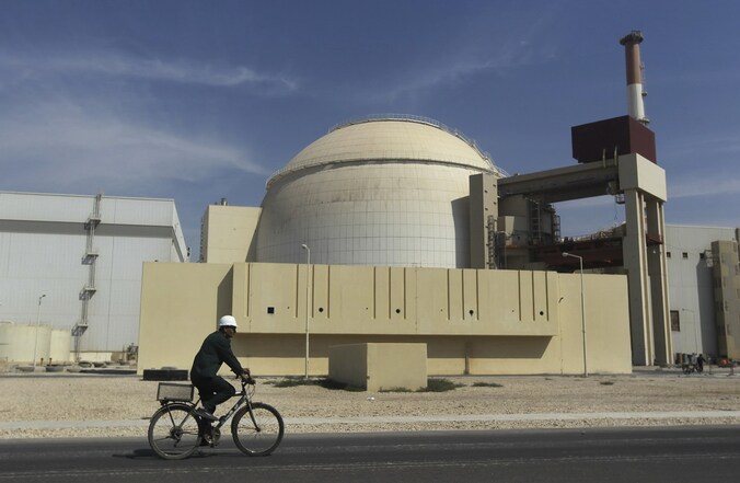 De reeds bestaande centrale in Bushehr.