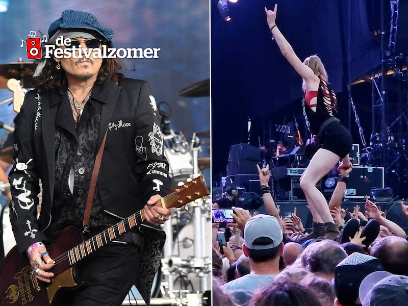 RECENSIE. Johnny Depp windt (vrouwelijke) Graspopfans moeiteloos rond zijn vinger met Hollywood Vampires 