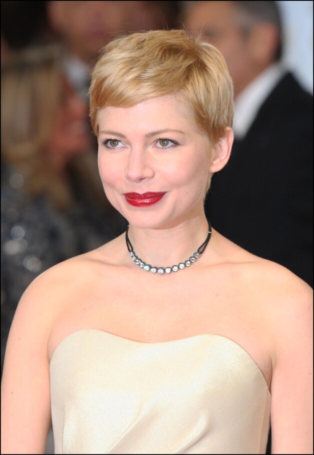 Michelle Williams heeft zachte, dunne wenkbrauwen