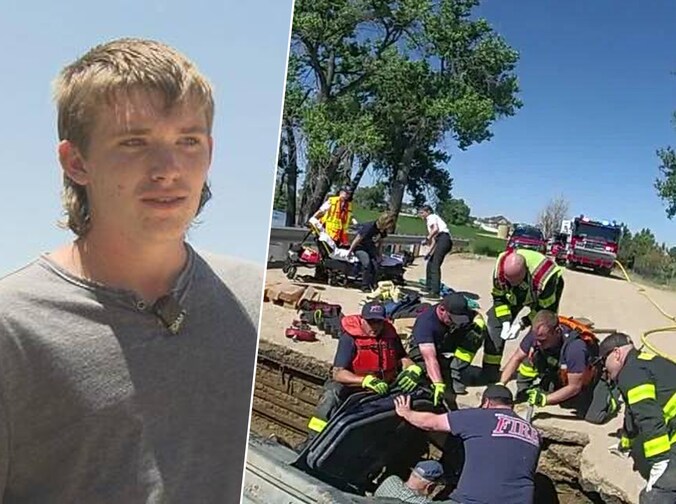 Josh (18) ziet met zijn drone plots jeep ondersteboven in zinkgat met ...