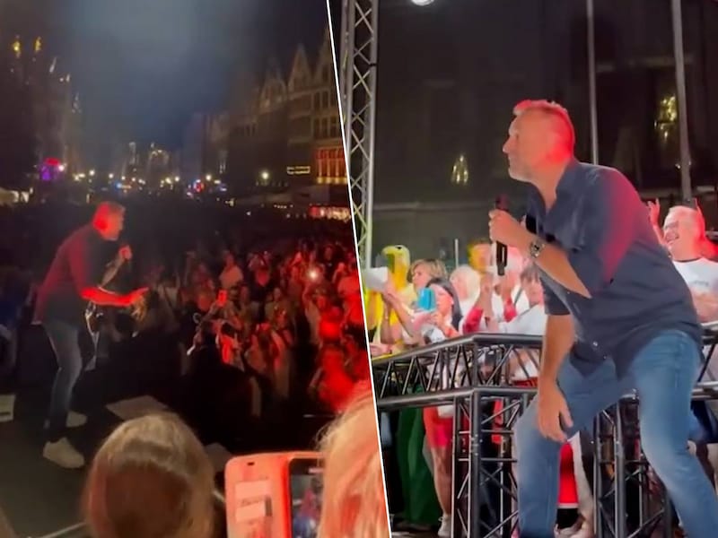 KIJK. Tom Waes gaat terug in de tijd en zingt ‘Dos Cervezas’ op de Grote Markt van Antwerpen