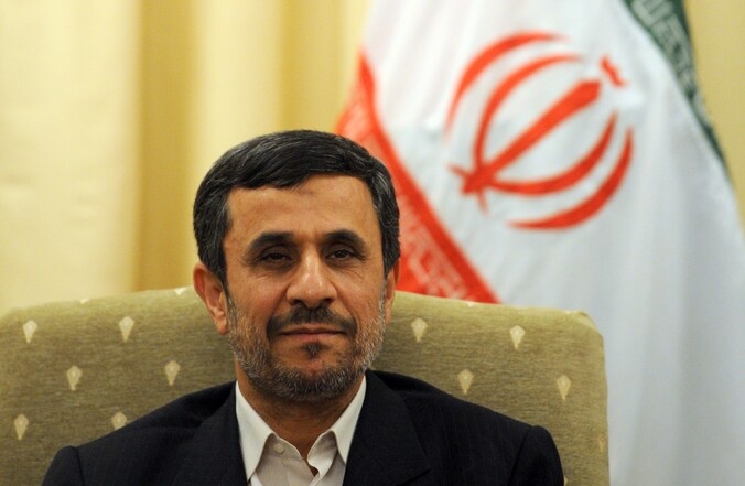 De Iraanse president Mahmoed Ahmadinejad.