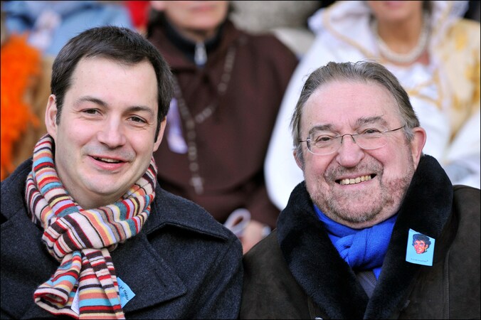 Alexander (L) en Herman (R) De Croo.