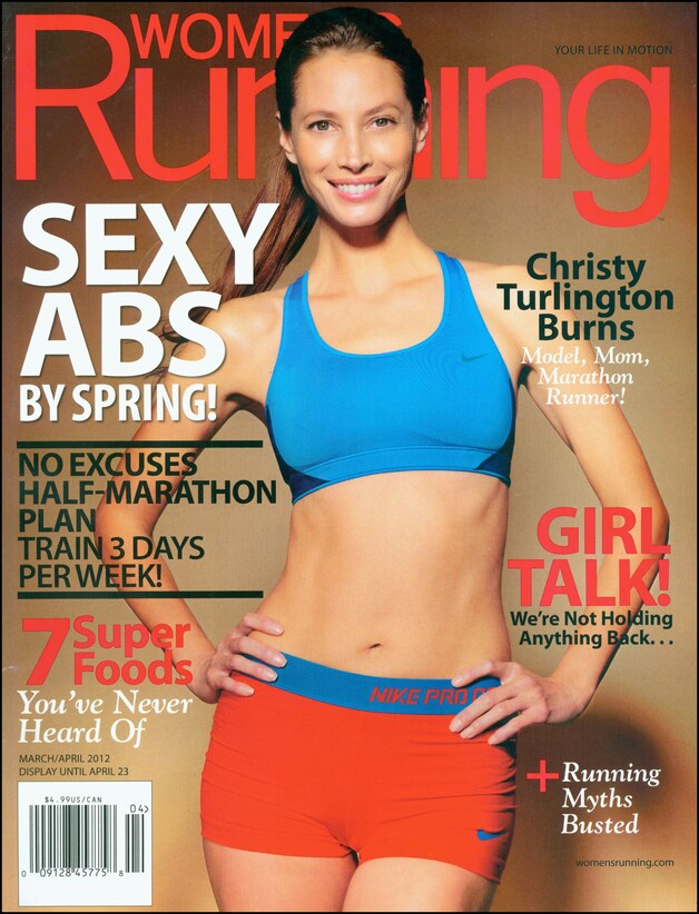 Voorlopig topmodel Christy Turlington liep al een marathon