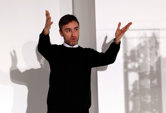 De Belgische ontwerper Raf Simons.