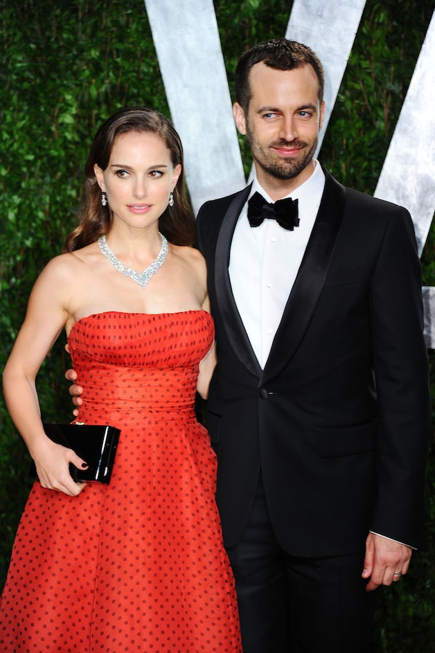 Natalie Portman en Benjamin Millepied in februari 2012.