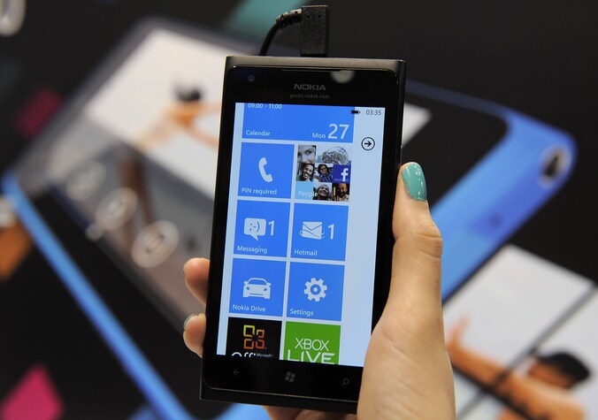 De Nokia Lumia deed het wel goed.