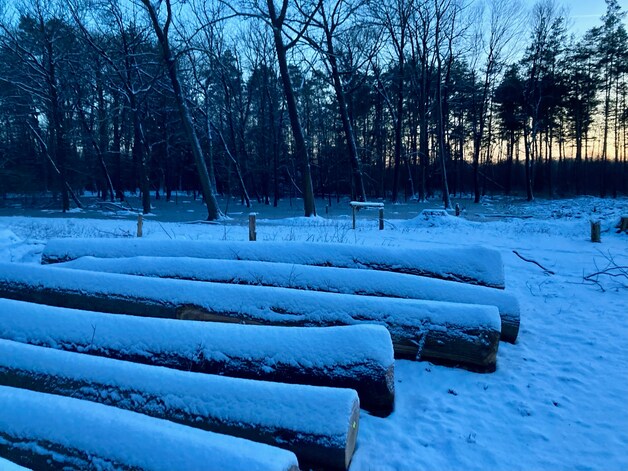 Sneeuw in Ravels.