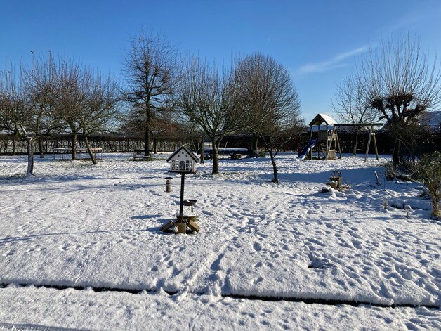 Sneeuw in Ravels.
