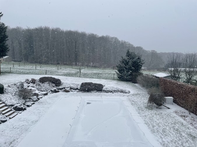 Sneeuw in Hoeilaart