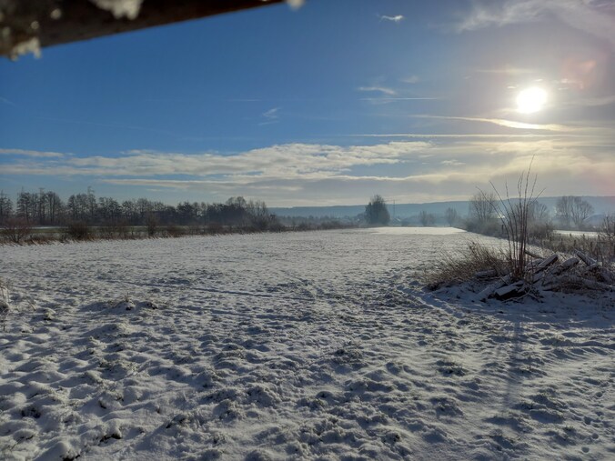 Sneeuw in Avelgem.