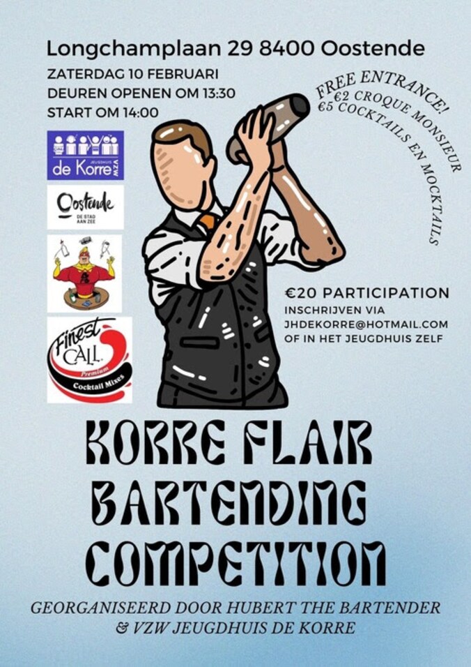 Affiche voor de wedstrijd.