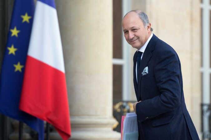 Laurent Fabius, de Franse minister van Buitenlandse Zaken.