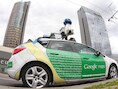 Een Google Street View-wagen in de Litouwse hoofdstad Vilnius.