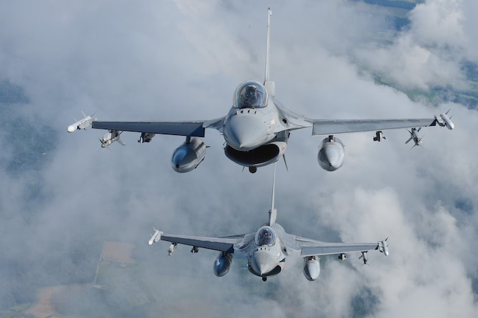 Archiefbeeld F-16's.