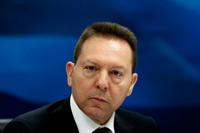 De Griekse minister van Financiën Yannis Stournaras.