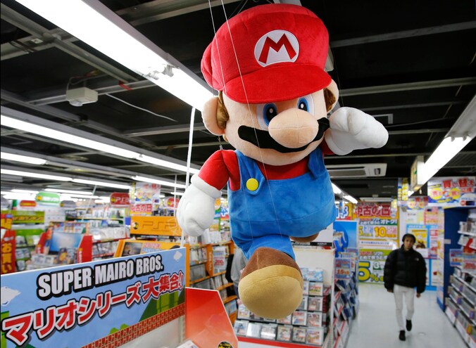 Een Nintendo-winkel in Tokyo.
