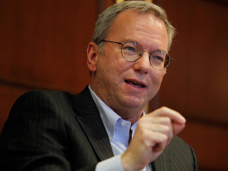 Google-topman Eric Schmidt.