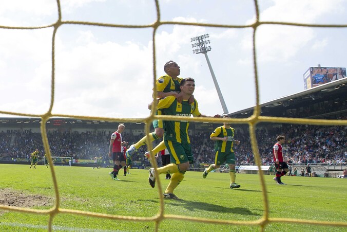 ADO won zondag met 2-0 van Feyenoord.