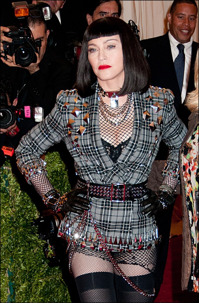 Madonna op het MET Gala in New York.